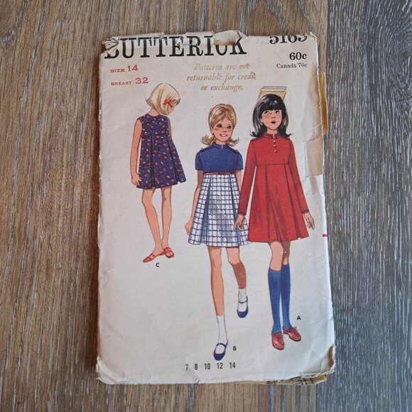 🙃6/$10 Butterick Sewing Pattern - Picture 1 of 1